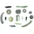 KIT DISTRIBUICAO IVECO DAILY 35S14/40S14/45S17/55C17 16 PECAS EURO V